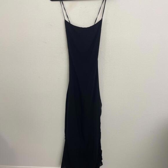 REVOLVE Indah Zera Maxi Dress black open back size XS New $211msrp - Picture 7 of 9